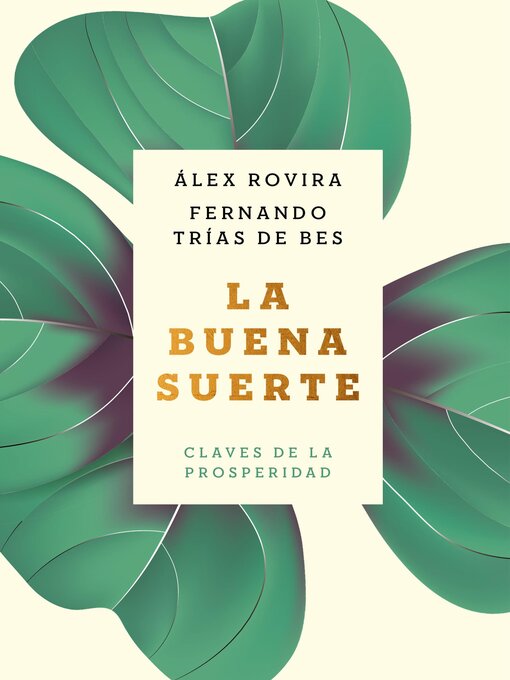 Detalles del título La buena suerte de Álex Rovira - Disponible